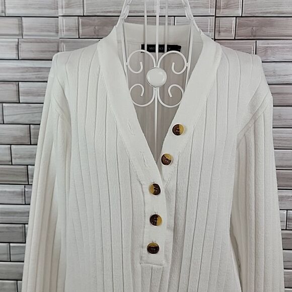 Merokeety pullover cardigan sweater Size M - Picture 2 of 10